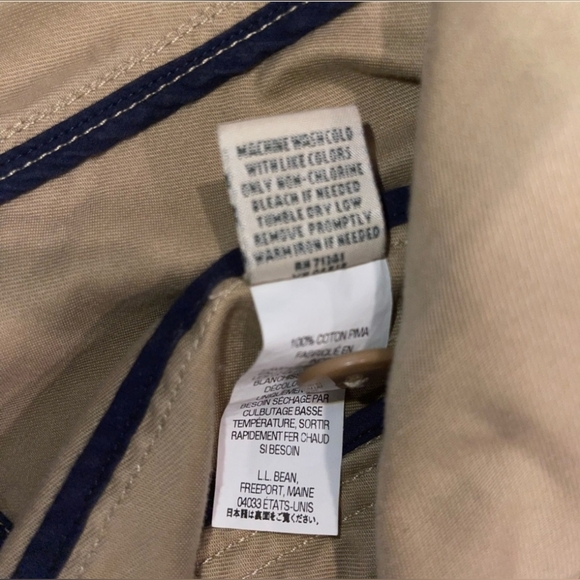 L L Bean Blazer Womens Size XL Full Button Long Sleeve Cotton Jacket 282451 - Picture 6 of 15